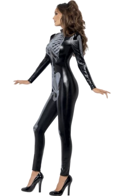 Smiffys Womens Fever Skeleton Halloween Costume