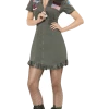 Smiffys Ladies Top Gun Deluxe Costume