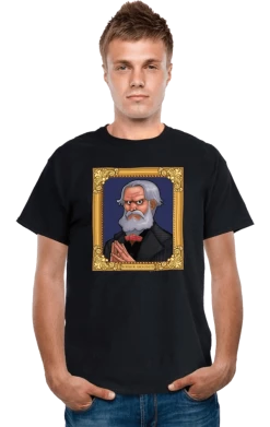 Body Republic Digital Dudz Haunted Mansion Portrait T-Shirt