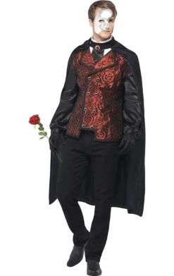 Smiffys Dark Opera Masquerade Costume All Themes