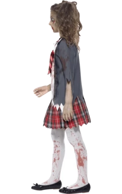 Smiffys Girls Zombie Schoolgirl Halloween Costume
