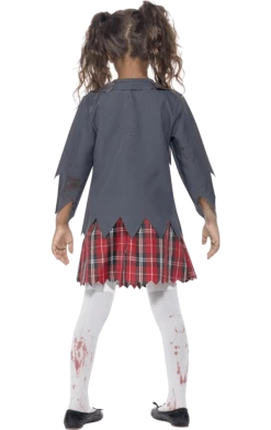 Smiffys Girls Zombie Schoolgirl Halloween Costume 7 Smiffys Girls Zombie Schoolgirl Halloween Costume