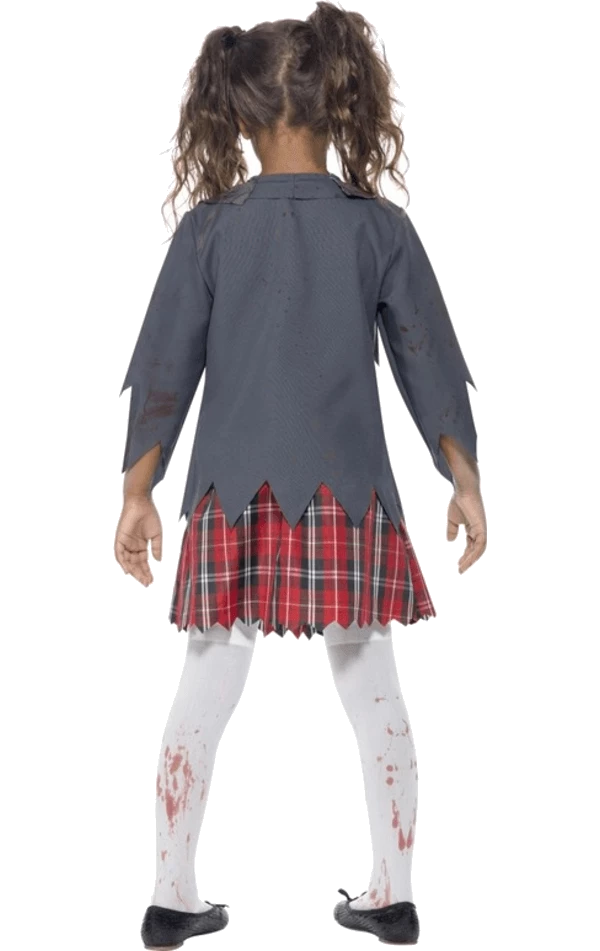 Smiffys Girls Zombie Schoolgirl Halloween Costume 5 Smiffys Girls Zombie Schoolgirl Halloween Costume