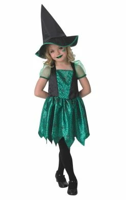 Rubies Child Green Witch Costume