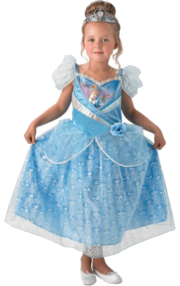 Rubies Childrens Disney Shimmer Cinderella Costume All Themes 3 Rubies Childrens Disney Shimmer Cinderella Costume All Themes
