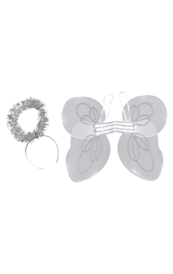 Bristol Novelty Kids Angel Wings And Halo Set