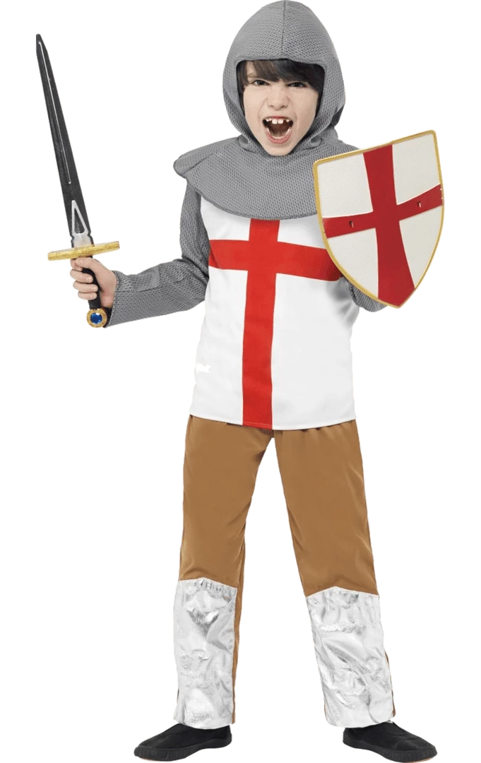 Smiffys Childrens Horrible Histories Knight Costume 3 Smiffys Childrens Horrible Histories Knight Costume