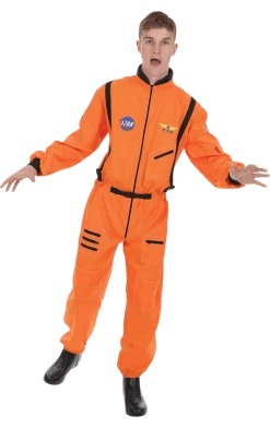 Orion Costumes Mens Orange Astronaut Costume All Themes