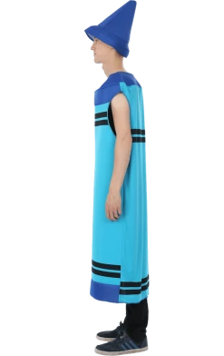 Orion Costumes Mens Blue Crayon Costume All Themes