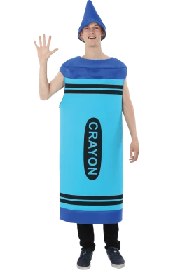 Orion Costumes Mens Blue Crayon Costume All Themes