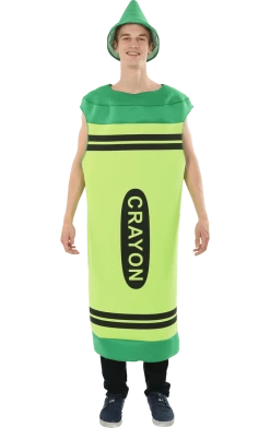 Orion Costumes Mens Green Crayon Costume
