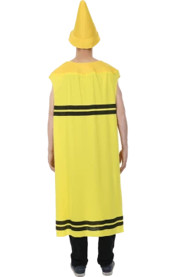 Orion Costumes Mens Yellow Crayon Costume