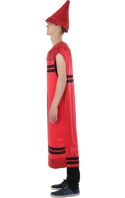 Orion Costumes All Themes Mens Red Crayon Costume