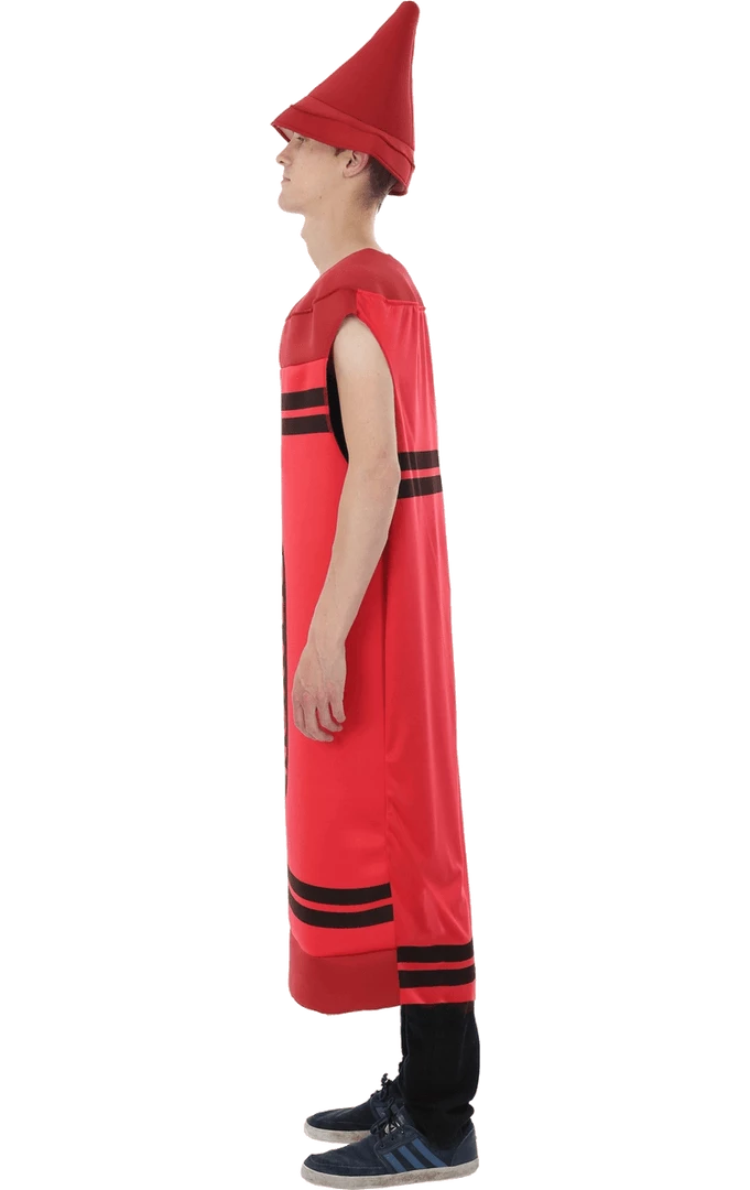 Orion Costumes All Themes Mens Red Crayon Costume 4 Orion Costumes All Themes Mens Red Crayon Costume