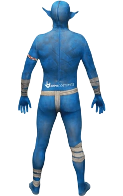Body Republic Orc Jaw Dropper Blue Morphsuit