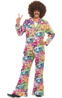 Fun Shack Adult Mens Psychedelic Suit All Themes