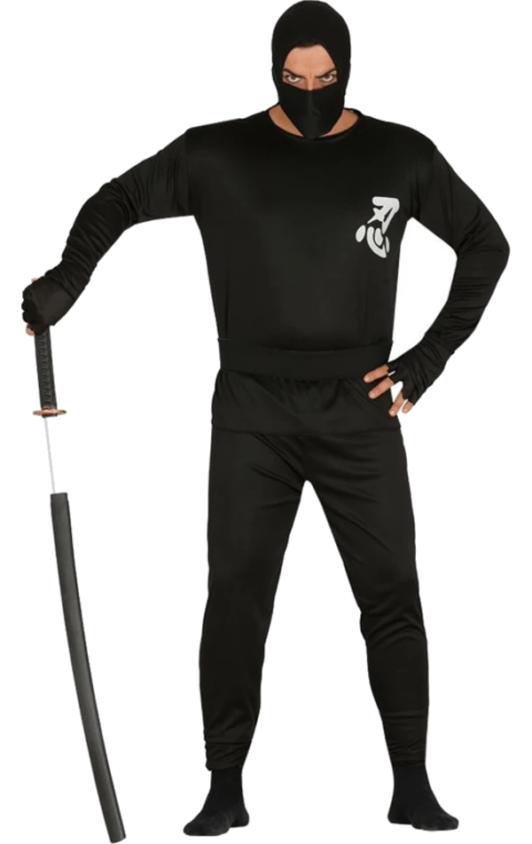 Fiesta Guirca All Themes Adult Bargain Ninja Costume 3 Fiesta Guirca All Themes Adult Bargain Ninja Costume