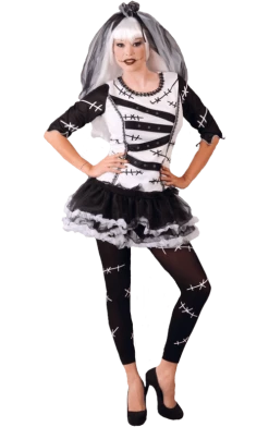 Fiesta Guirca All Themes Adult Halloween Monster Bride Costume