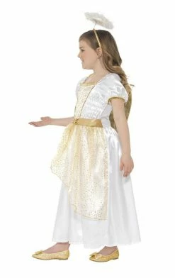 Smiffys All Themes Child Golden Angel Costume