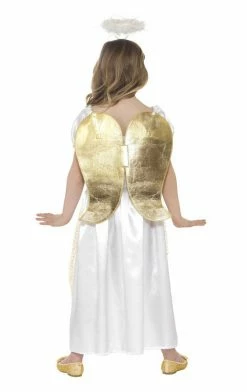 Smiffys All Themes Child Golden Angel Costume