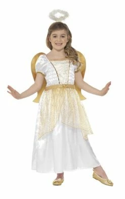Smiffys All Themes Child Golden Angel Costume