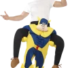 Smiffys Adult Bananaman Piggy Back Costume All Themes