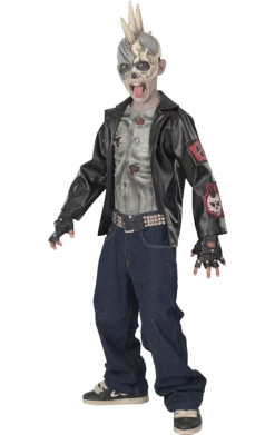 Rubies Boys Punk Zombie Halloween Costume