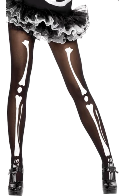 Bristol Novelty All Themes Womens Skeleton Tights