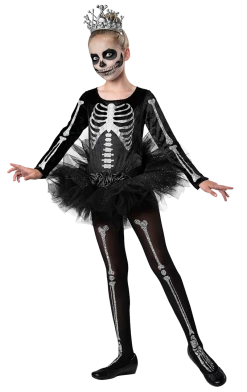 InCharacter Costumes Girls Skeleton Ballerina Halloween Costume