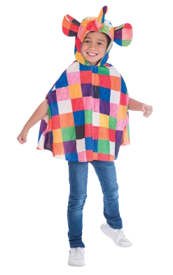 Amscan All Themes Kids Elmer Cape Costume
