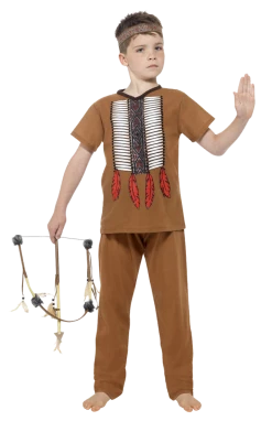 Smiffys Boys Indian Warrior Costume All Themes