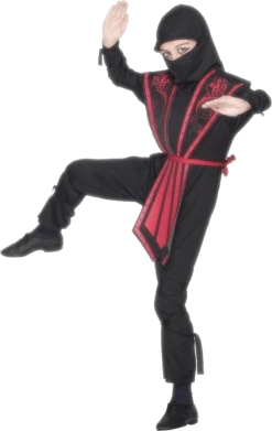 Smiffys Child Silent Ninja Costume All Themes