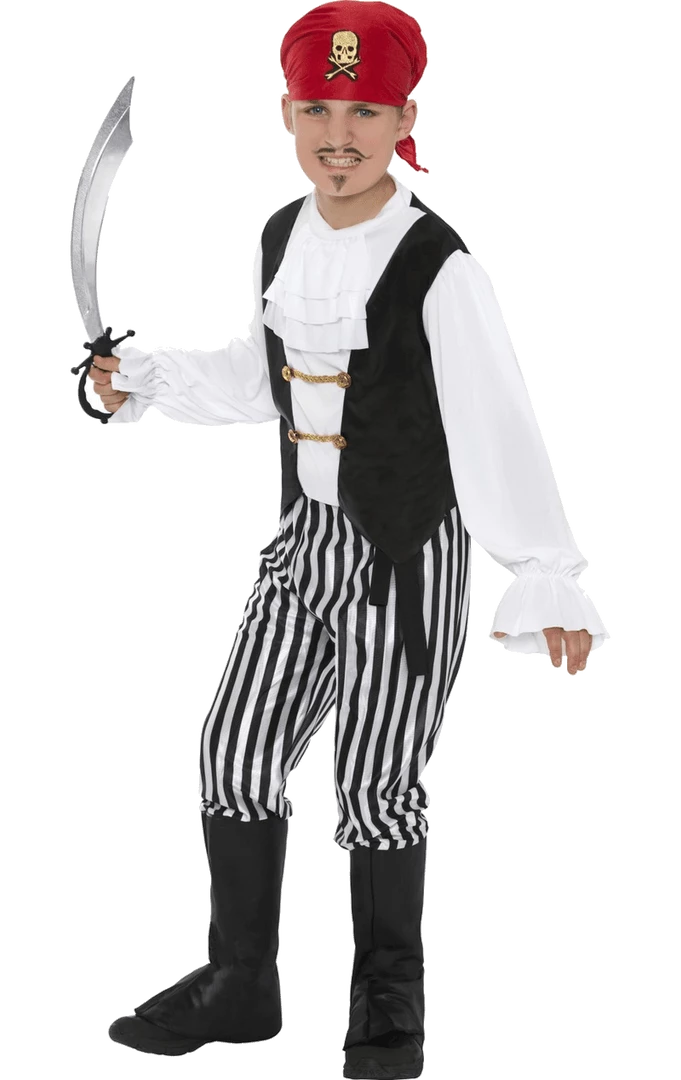 Smiffys All Themes Childrens Classic Pirate Costume 3 Smiffys All Themes Childrens Classic Pirate Costume