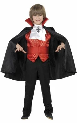 Smiffys All Themes Child Dracula Boy Costume
