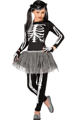 Palmer Kids Gothic Skeleton Halloween Costume