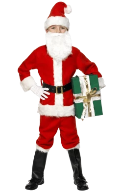 Smiffys Boys Deluxe Santa Costume