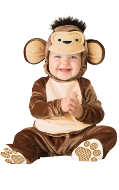 InCharacter Costumes Mischievous Monkey Baby Costume All Themes