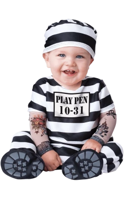 InCharacter Costumes All Themes Prison Baby Costume