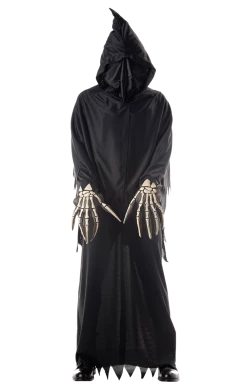 California Costumes Boys Dark Grim Reaper Costume