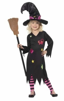 Smiffys Child Cinder Witch Halloween Costume