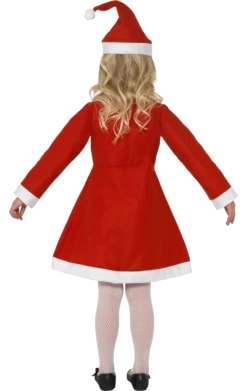 Smiffys All Themes Childrens Santa Girl Costume