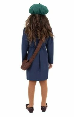 Smiffys All Themes Girls World War II Evacuee Costume