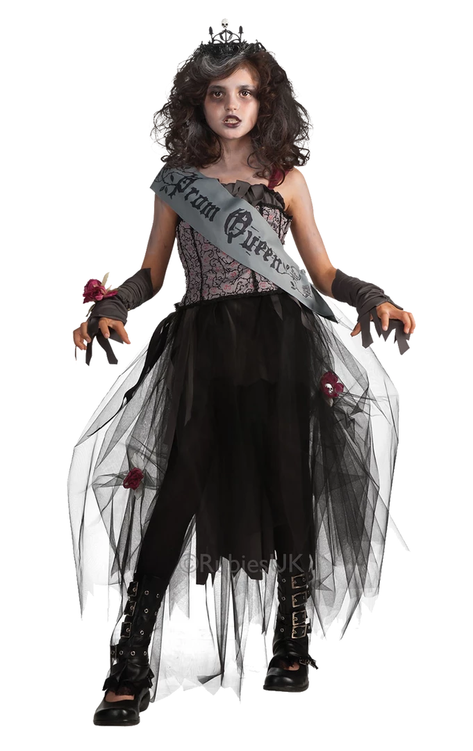 Rubies All Themes Kids Gothic Prom Queen Costume 3 Rubies All Themes Kids Gothic Prom Queen Costume