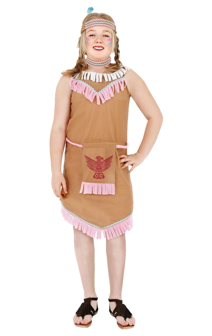 Smiffys Girls Native Indian Costume All Themes 3 Smiffys Girls Native Indian Costume All Themes