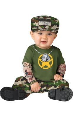 InCharacter Costumes Sergeant Duty Baby Costume