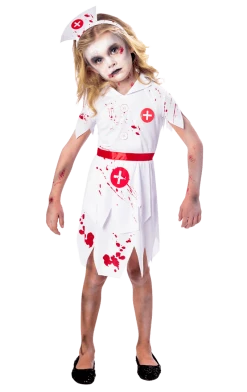 Amscan All Themes Girls Zombie Nurse Costume