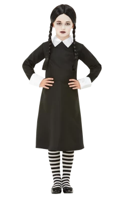 Smiffys Girls Wednesday Addams Costume All Themes