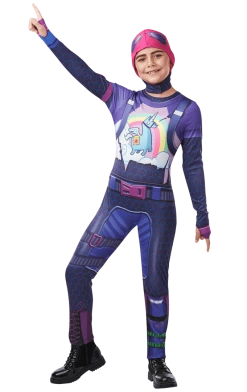 Rubies Kids Brite Bomber Fortnite Costume - Deluxe