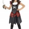 Smiffys Childrens Gothic Pirate Costume