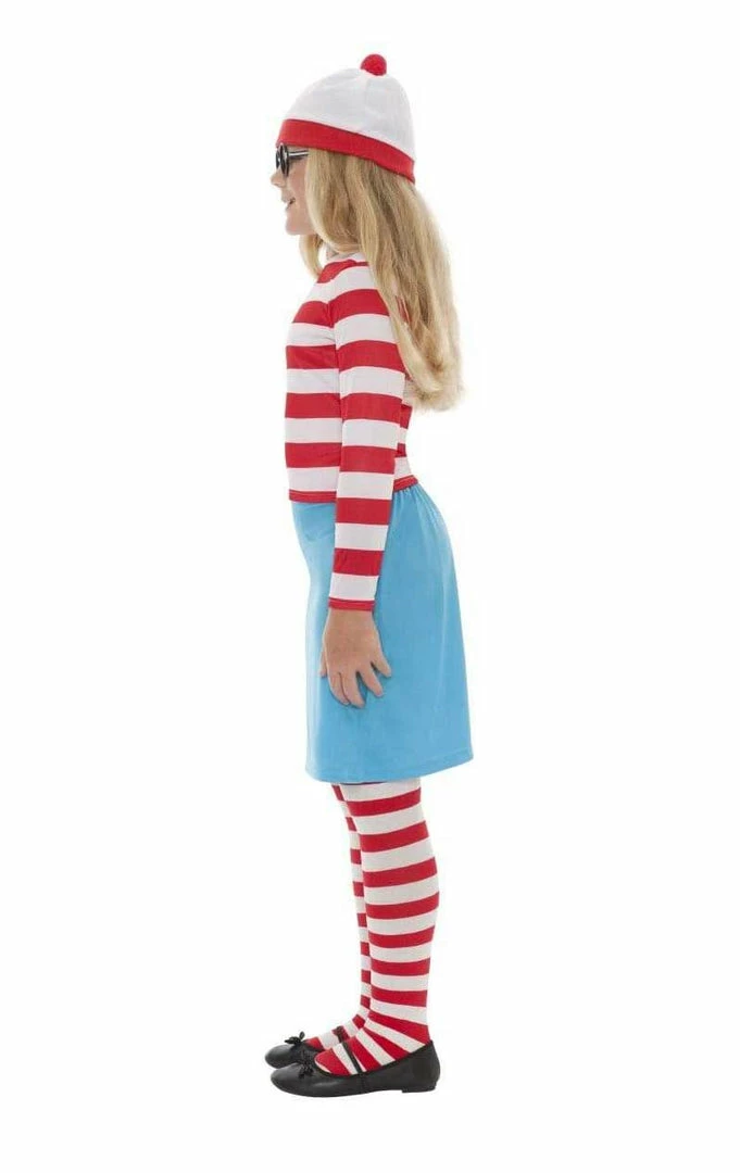 Smiffys All Themes Girls Wenda Wheres Wally Costume 4 Smiffys All Themes Girls Wenda Wheres Wally Costume